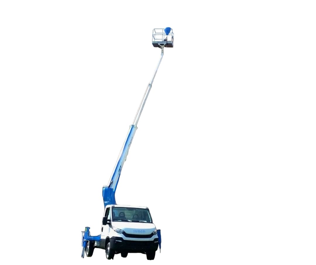 Truck mounted aerial platforms